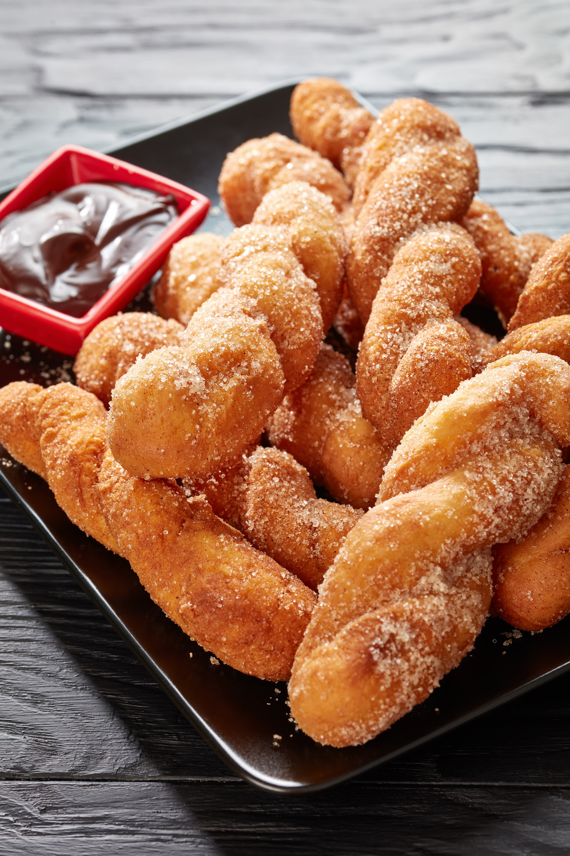 Shakoy or pilipit - deep fried twisted donuts